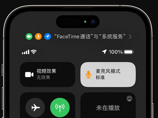 泰和苹果授权维修网点分享iPhone在通话时让你的声音更清晰 