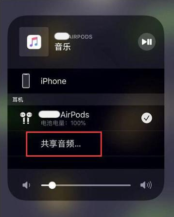 泰和苹果14音频维修点分享iPhone14音频共享设置方法 