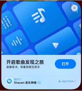 泰和苹果14维修站分享iPhone14音乐识别功能使用方法 