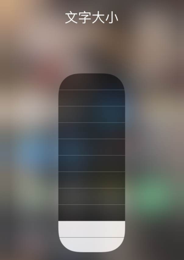泰和苹果手机维修分享小技巧：在 iPhone 控制中心快速调节字体大小 