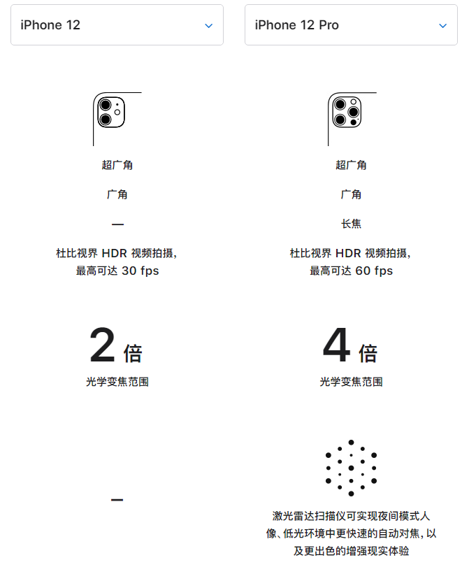 泰和苹果手机维修分享苹果 iPhone 12 与 iPhone 12 Pro 选哪款 